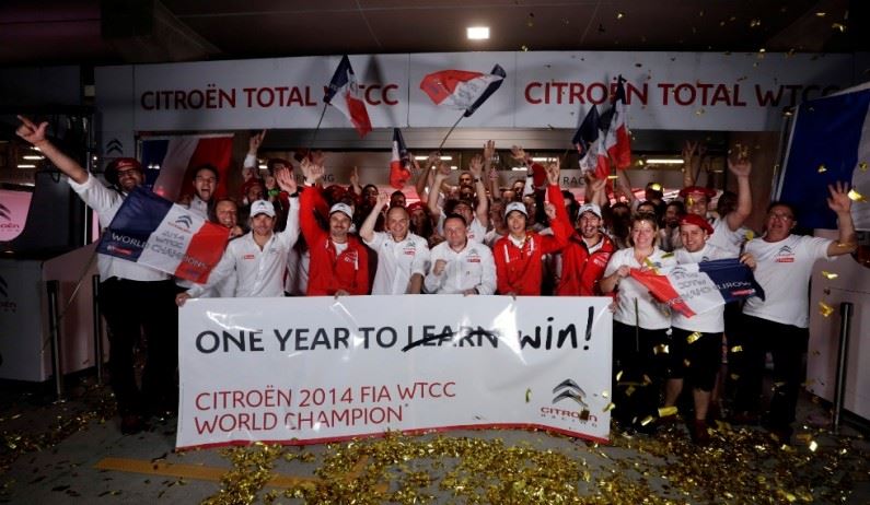 Citroën, Campeón del Mundo de Constructores WTCC 2014
