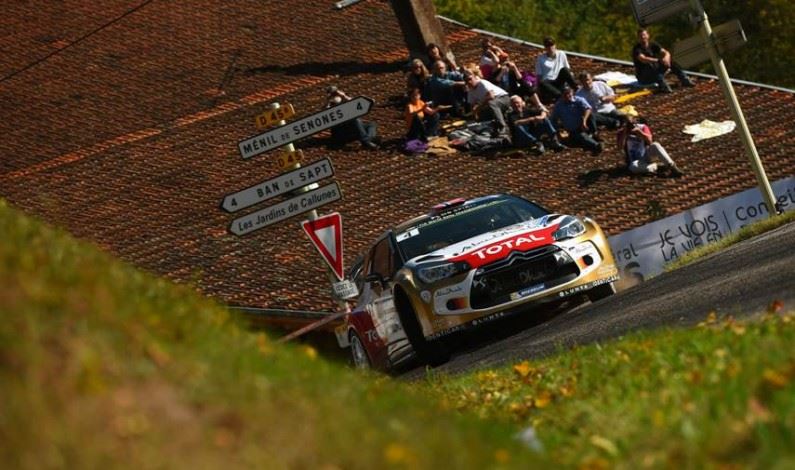 Citroën Racing sube al podio en casa con Meeke