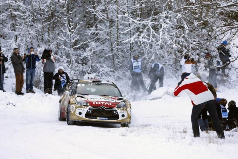 Abundante nieve en Suecia para los DS 3 WRC y DS 3 R5 de Citroën Racing.
