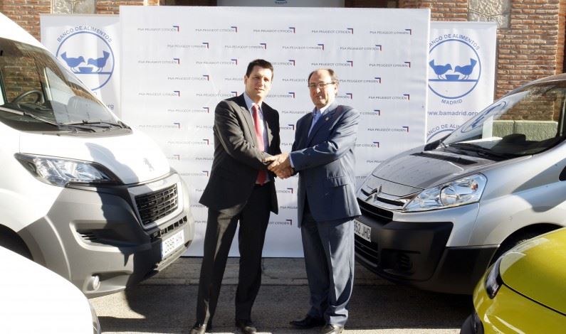 PSA Peugeot Citroën colabora con el Banco de Alimentos de Madrid.