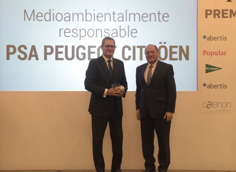 PSA Peugeot Citroën: Premio a la Empresa Medioambientalmente Responsable