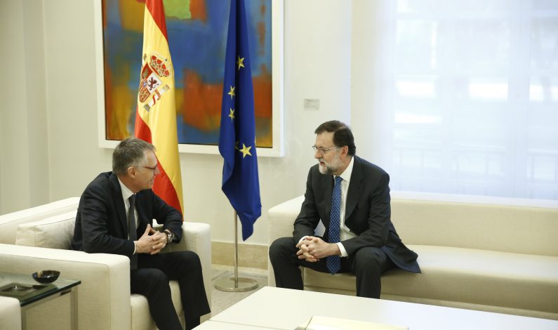 Carlos Tavares y Mariano Rajoy se reunen en Madrid.