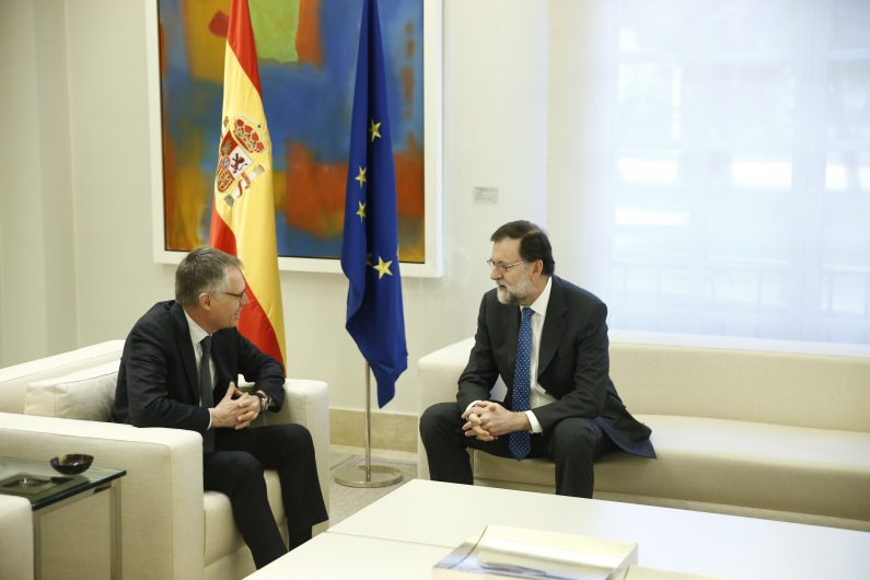 Carlos Tavares y Mariano Rajoy se reunen en Madrid.