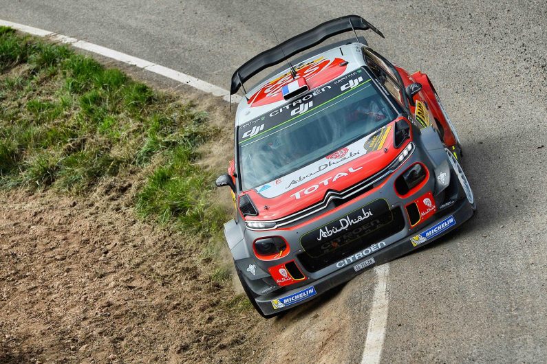 El Citroën C3 WRC triunfa en el Rally de España.